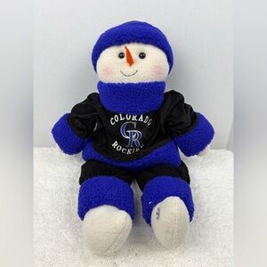 Colorado Rockies Snowman Plush by The Memory Company